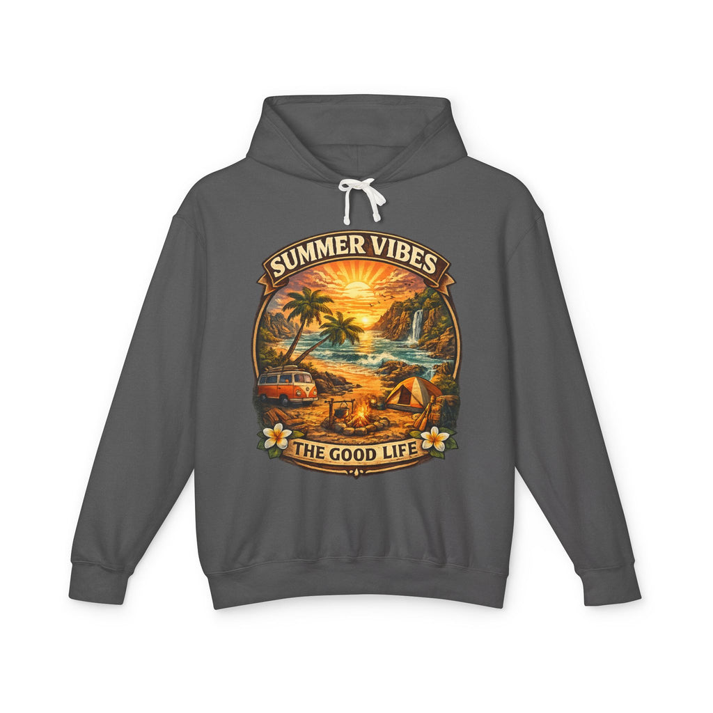 Summer Vibes Hoodie — The Good Life Beach Sunset Pullover