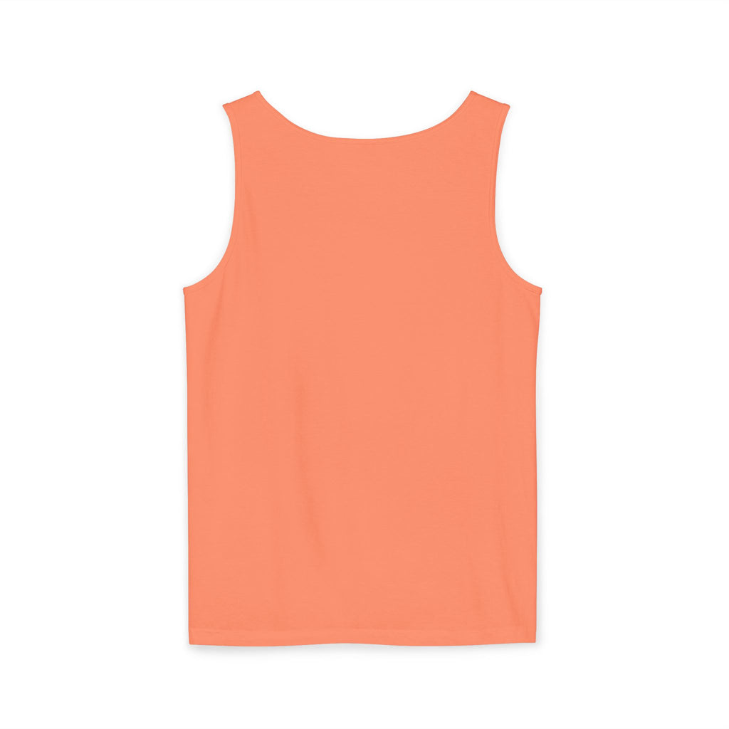 Tank Top — "Wild & Free" Sunset Mountain Camping Graphic