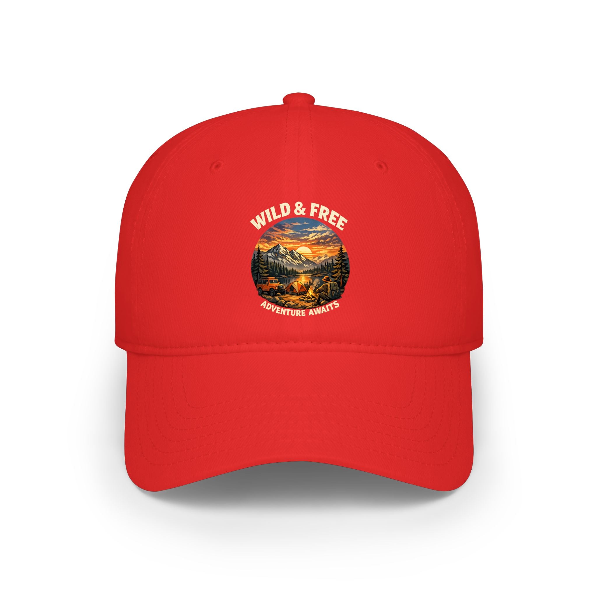Wild & Free Adventure Hat — Low Profile Baseball Cap