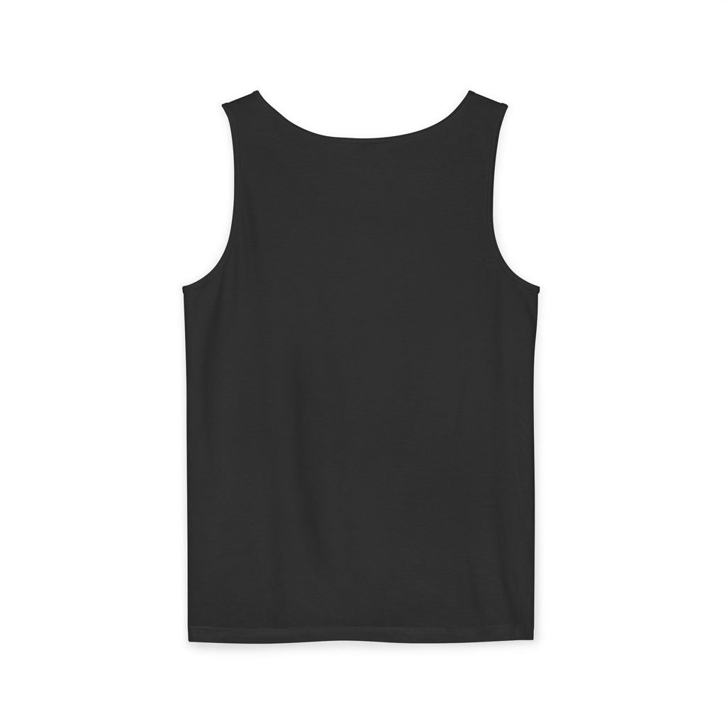 Tank Top — "Wild & Free" Sunset Mountain Camping Graphic
