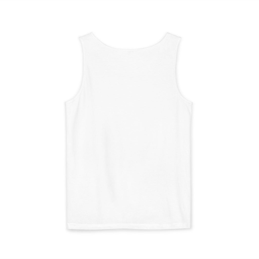 Tank Top — "Wild & Free" Sunset Mountain Camping Graphic