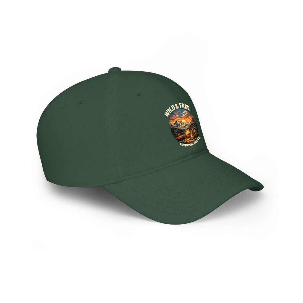 Wild & Free Adventure Hat — Low Profile Baseball Cap