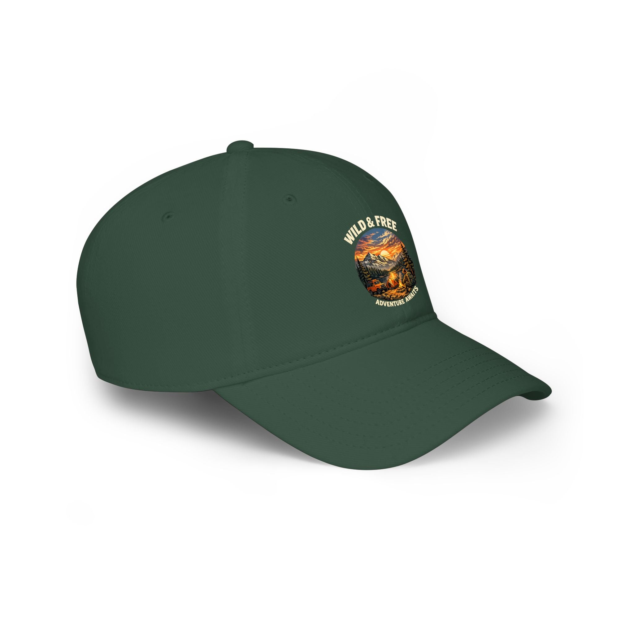 Wild & Free Adventure Hat — Low Profile Baseball Cap