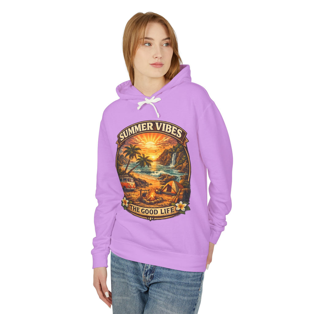 Summer Vibes Hoodie — The Good Life Beach Sunset Pullover