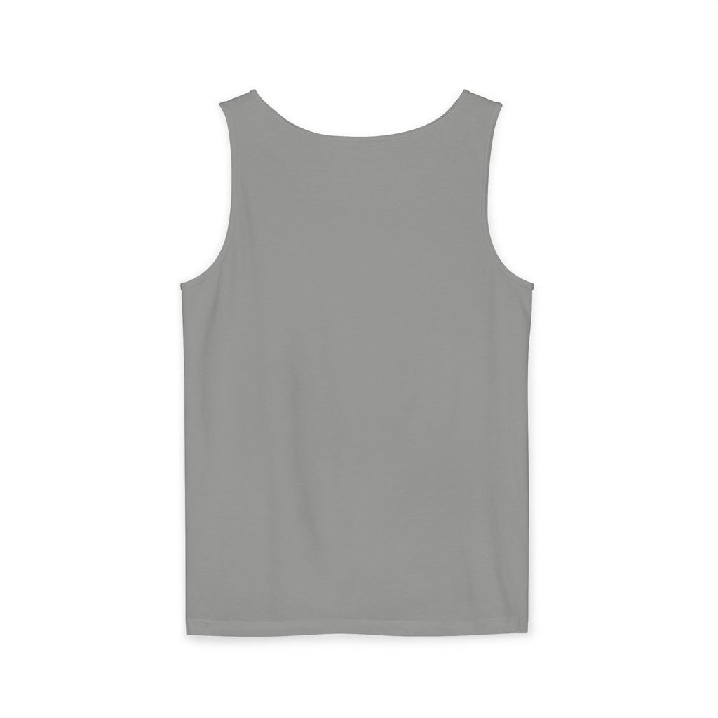 Tank Top — "Wild & Free" Sunset Mountain Camping Graphic