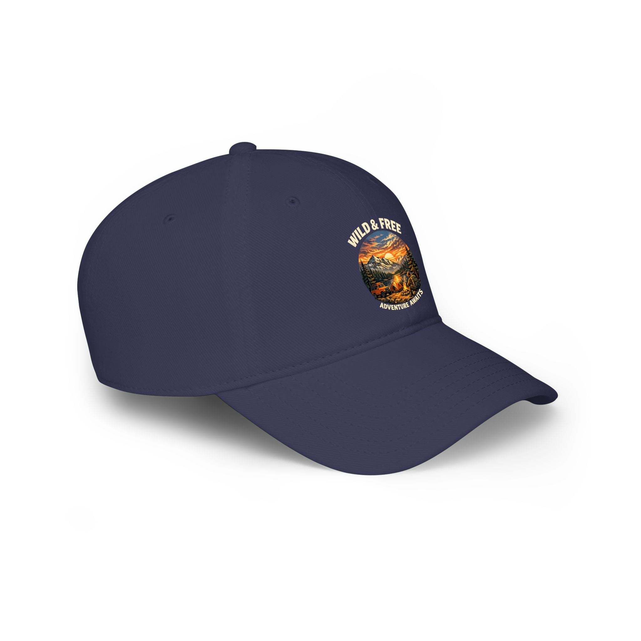 Wild & Free Adventure Hat — Low Profile Baseball Cap