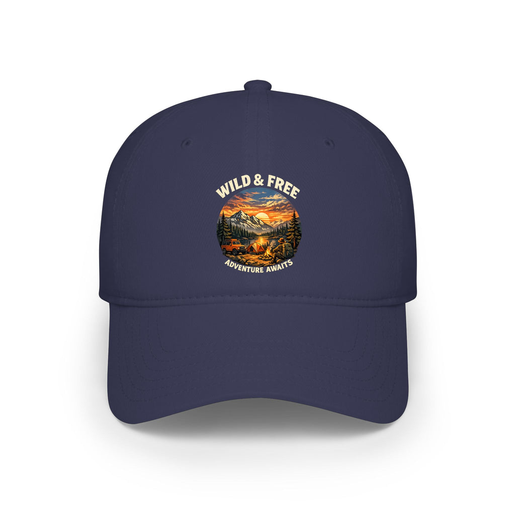Wild & Free Adventure Hat — Low Profile Baseball Cap