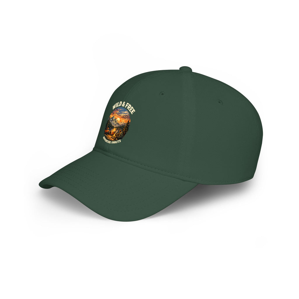 Wild & Free Adventure Hat — Low Profile Baseball Cap