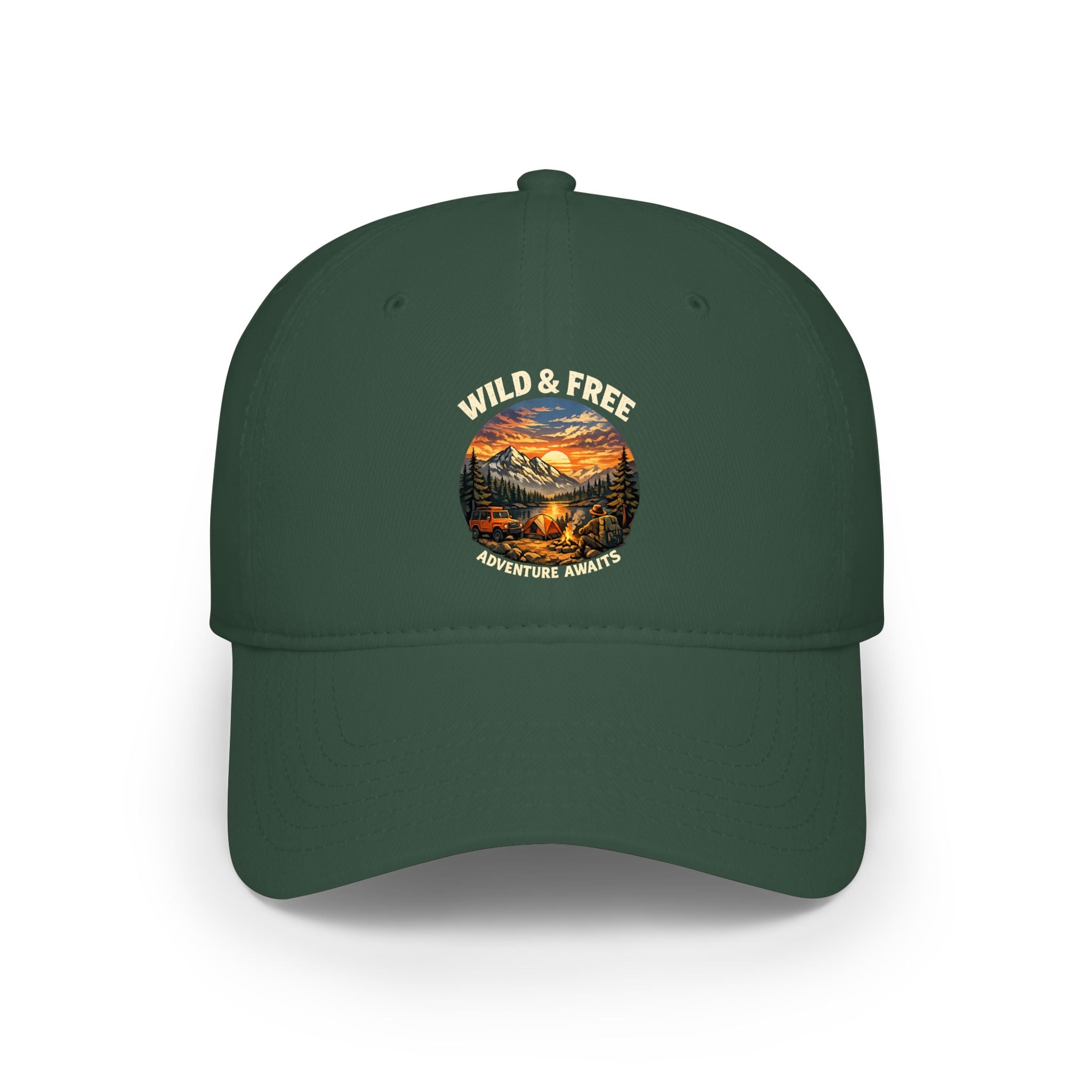 Wild & Free Adventure Hat — Low Profile Baseball Cap