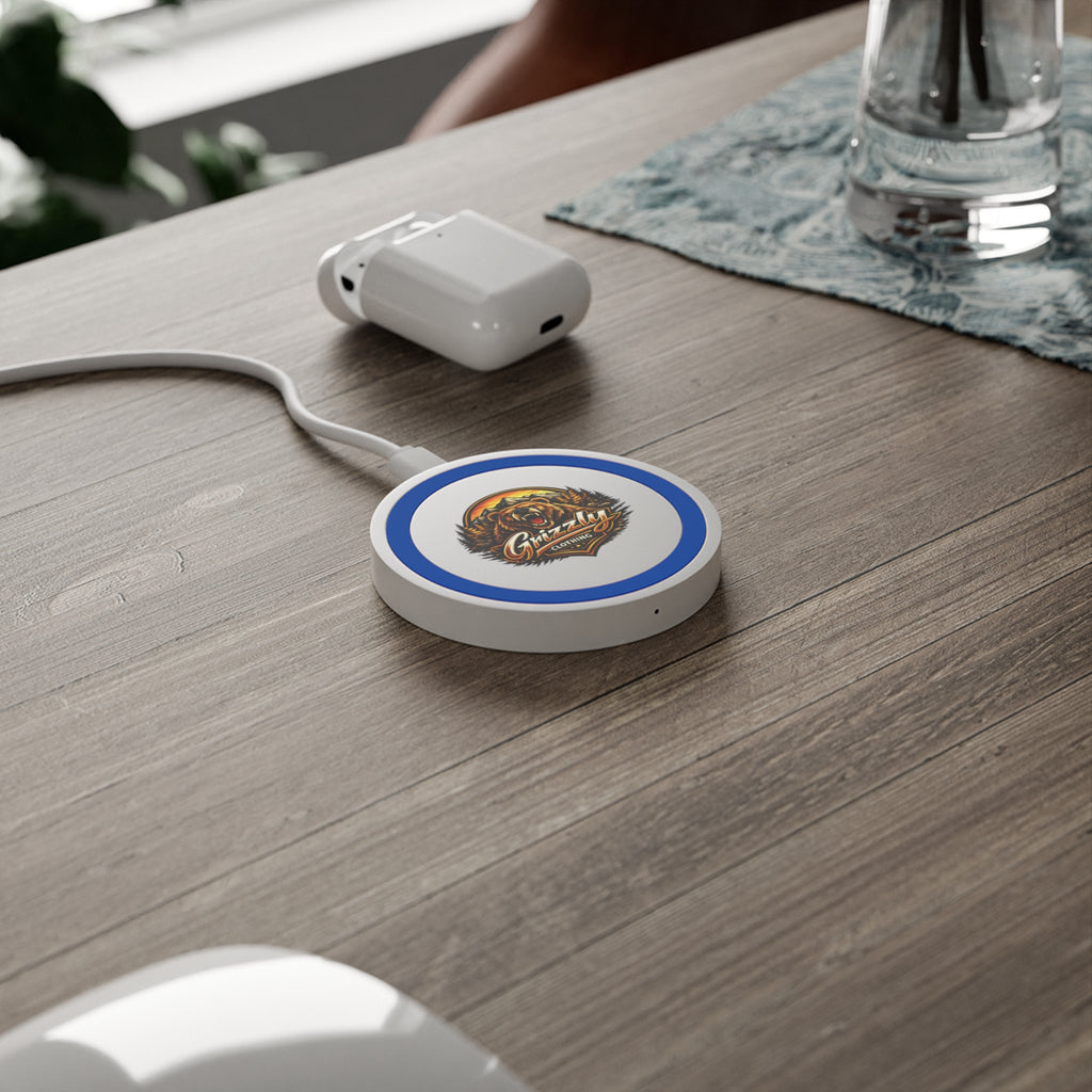 Grizzly Roaring Logo Wireless Charging Pad