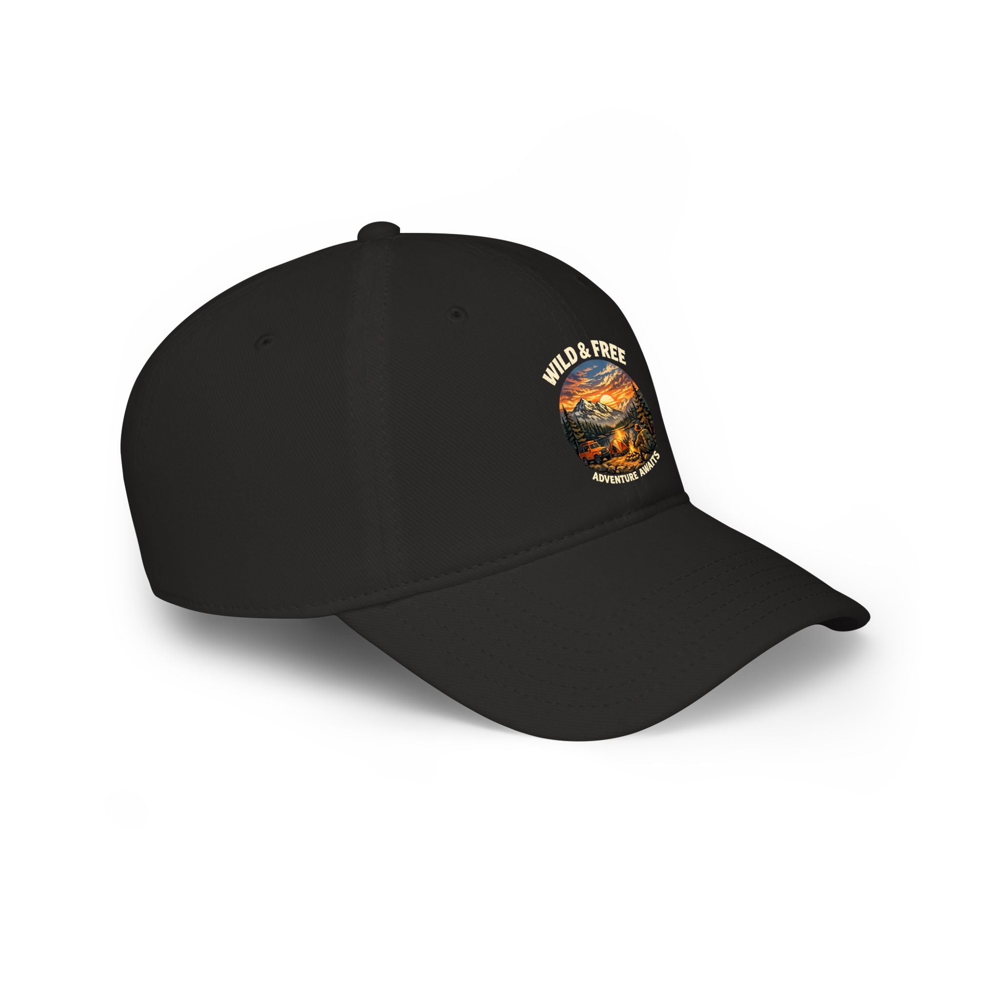Wild & Free Adventure Hat — Low Profile Baseball Cap