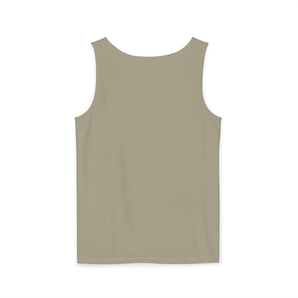Tank Top — "Wild & Free" Sunset Mountain Camping Graphic