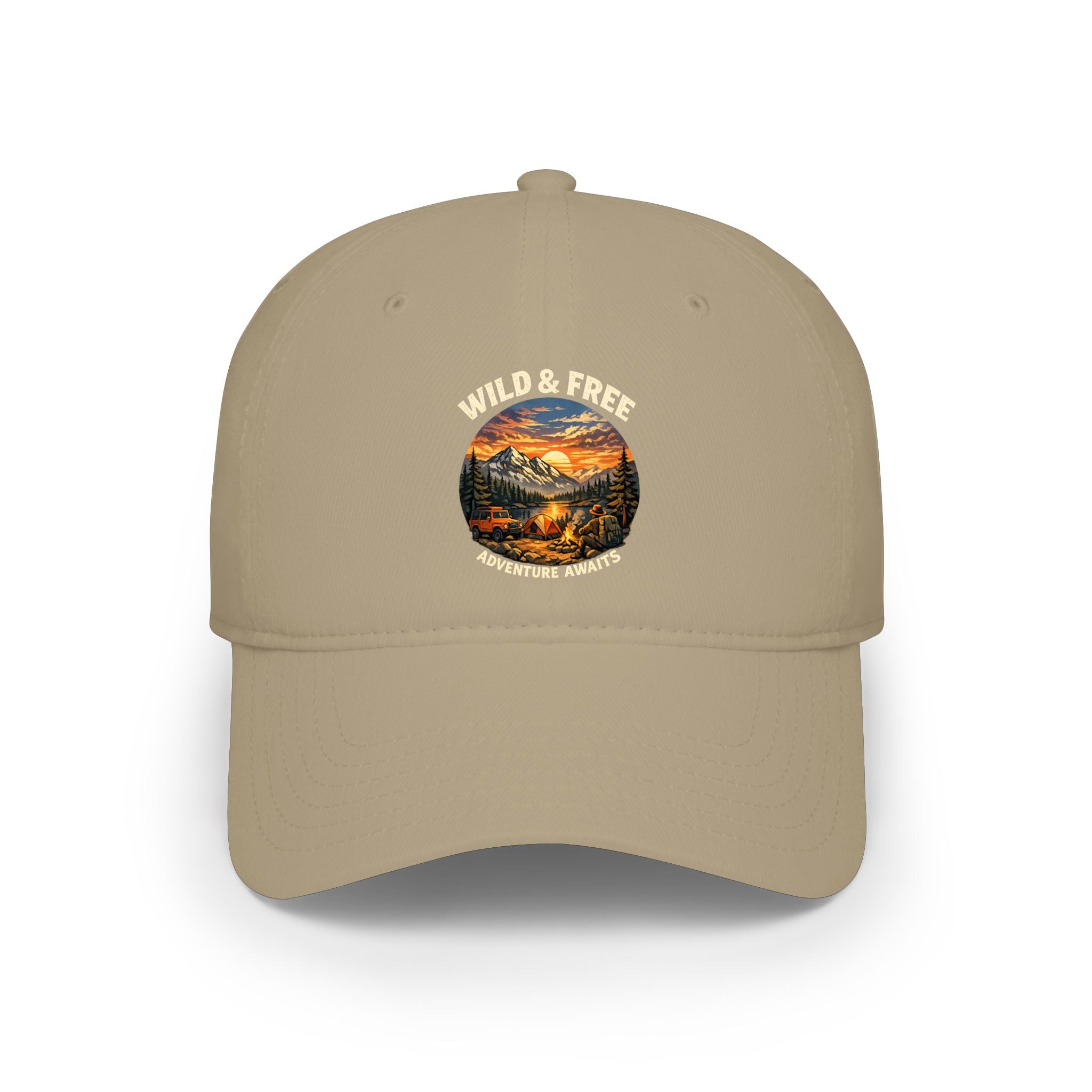 Wild & Free Adventure Hat — Low Profile Baseball Cap
