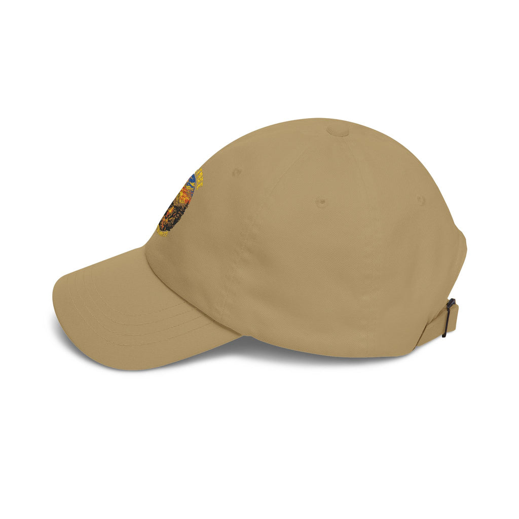 Sunset Trail Dad Cap — Wild & Free Mountain Landscape Hat