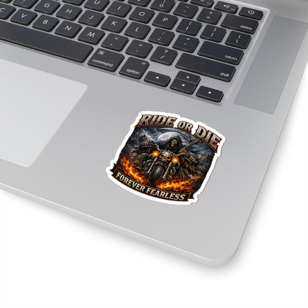 Ride or Die "Forever Fearless" Motorcycle Sticker