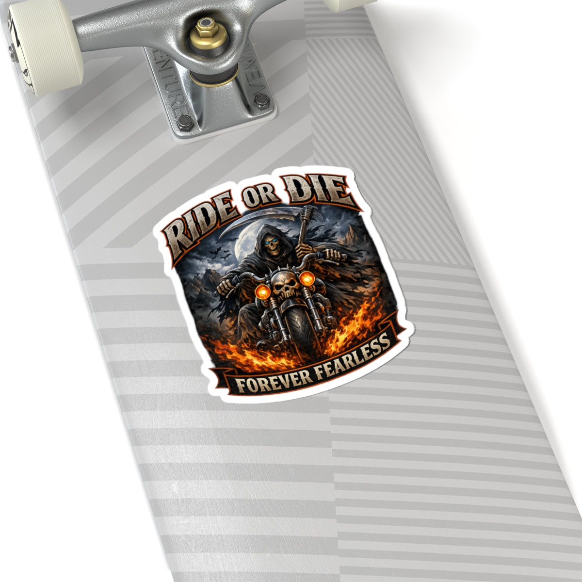 Ride or Die "Forever Fearless" Motorcycle Sticker