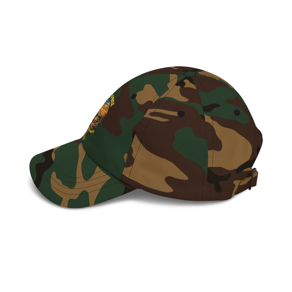Sunset Trail Dad Cap — Wild & Free Mountain Landscape Hat