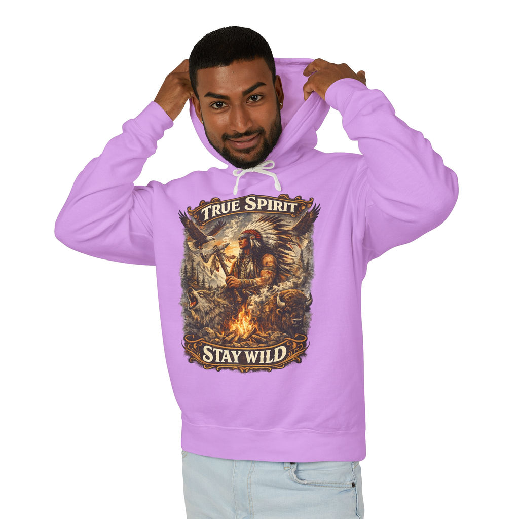 Stay Wild Hoodie — True Spirit Native-Inspired Graphic Hoodie