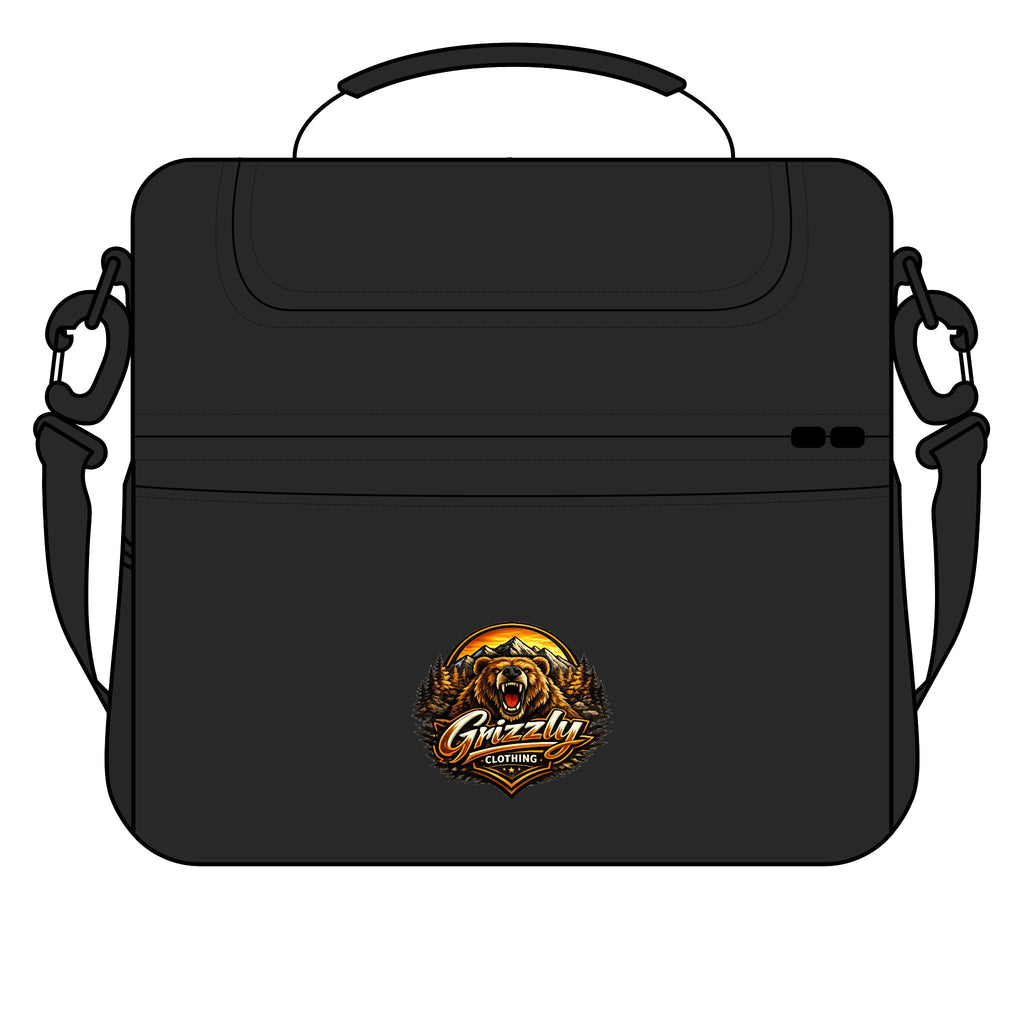 Insulated Grizzly Bear Cooler Bag — Outdoor Lunch/Drink Cooler with ‘Grizzly’ Logo