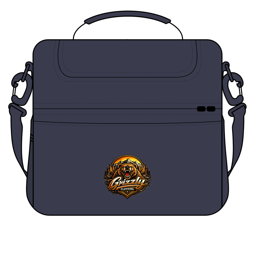 Insulated Grizzly Bear Cooler Bag — Outdoor Lunch/Drink Cooler with ‘Grizzly’ Logo