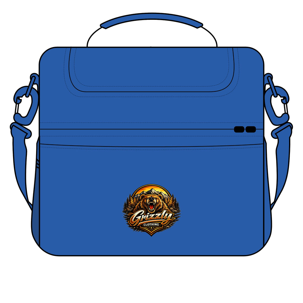 Insulated Grizzly Bear Cooler Bag — Outdoor Lunch/Drink Cooler with ‘Grizzly’ Logo