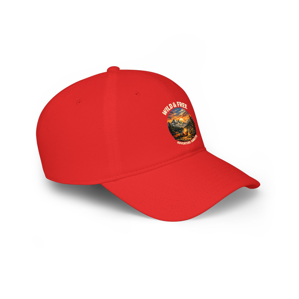 Wild & Free Adventure Hat — Low Profile Baseball Cap