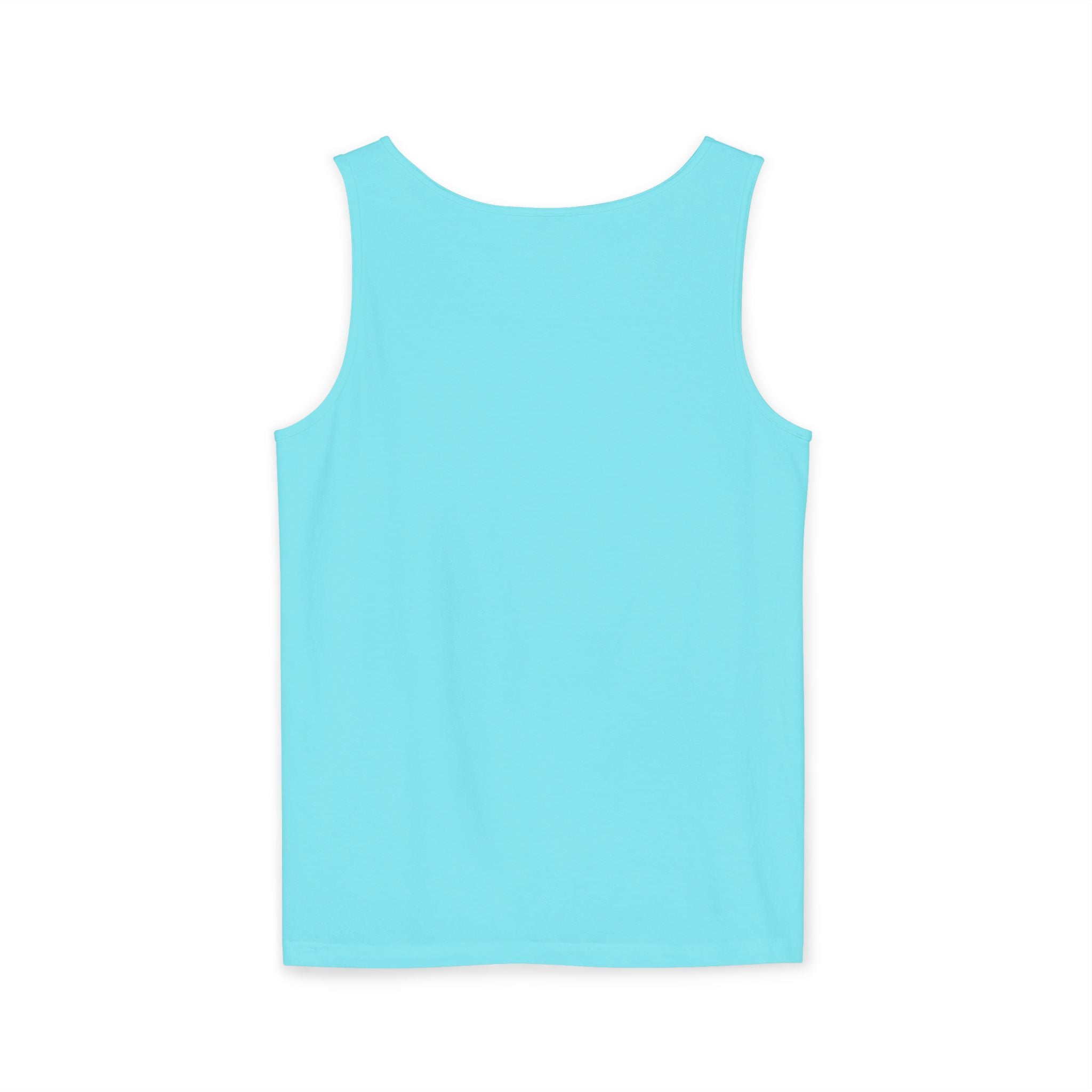 Tank Top — "Wild & Free" Sunset Mountain Camping Graphic