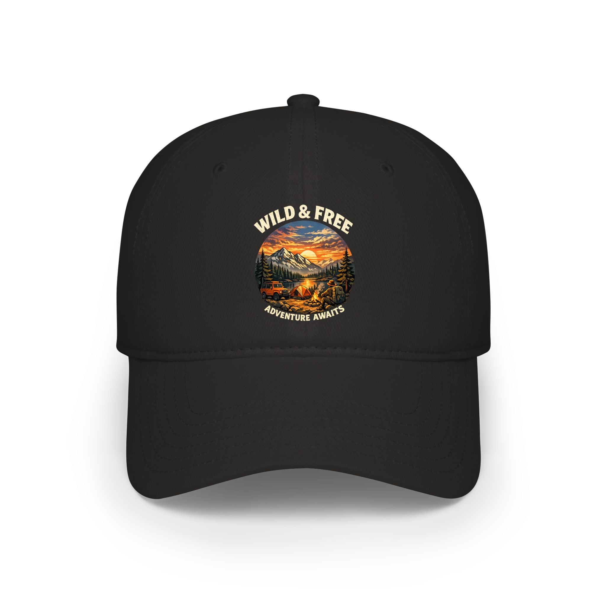 Wild & Free Adventure Hat — Low Profile Baseball Cap