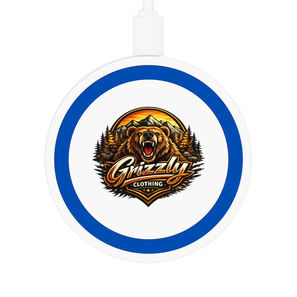 Grizzly Roaring Logo Wireless Charging Pad